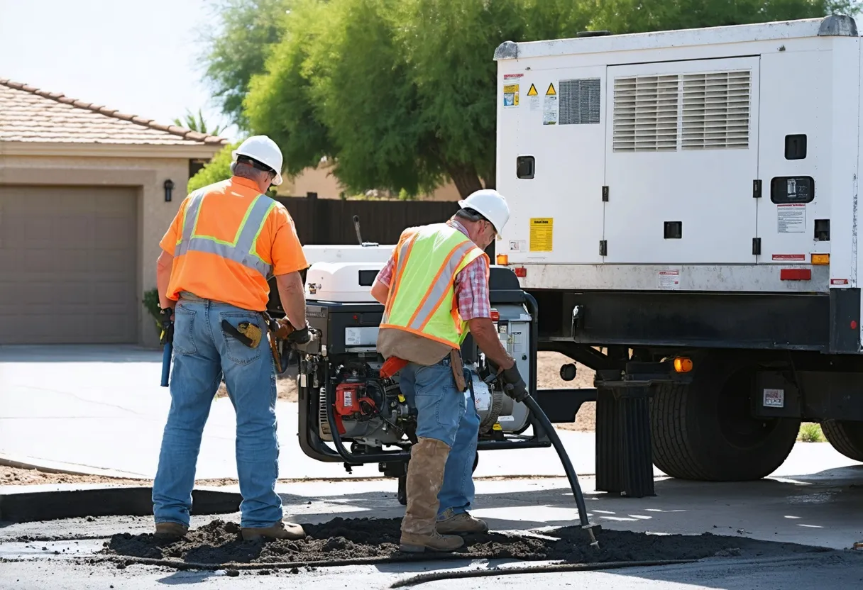 Generator permit and hoa approval chandler az in Chandler